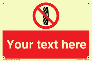 Custom Do Not Change Grinding Wheel Sign